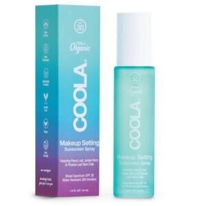 Coola Makeup Facial Setting Spray Organic Sunscreen SPF 30 Vegan 1.5 oz
